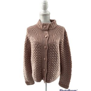 Moda International Popcorn Knit Cardigan